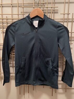 Nike Kids Teal and Black Full-Zip Jacket